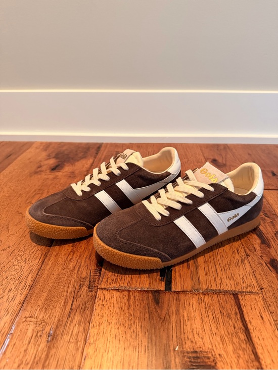 Gola Shoes - Gola Women’s Brown Suede Sneaker